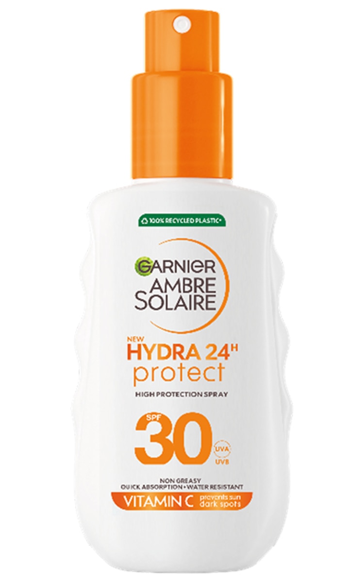 GARNIER GARNIER, AMBRE SOLAIRE, HYDRA 24H, purškiama apsaugos priemonė su SPF 30, 150 ml.