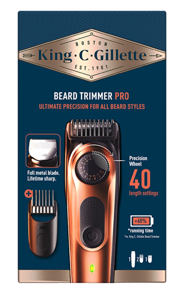 GILLETTE KING C GILLETTE, PRO, barzdos kirptuvas, 1 vnt.