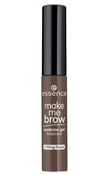 ESSENCE, MAKE ME BROW, EYEBROW GEL MASCARA, antakių gelis- tušas, 07 DARK BROWNY BROWS, 3,8 ml.