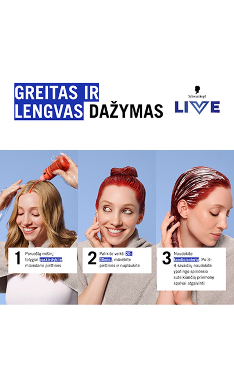 SCHWARZKOPF, LIVE COLOR XXL 090, plaukų dažai, 1 vnt. 526972