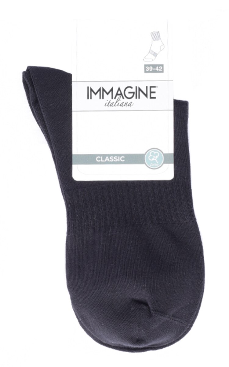 IMMAGINE IMAGINE, ITATALIANA, vyriškos kojinės art. 815, BLACK, 39-42, 1 pora 39-42