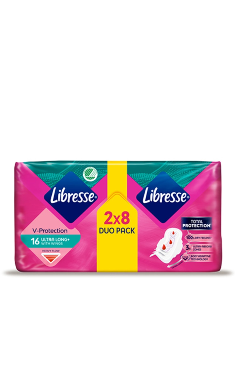 LIBRESSE LIBRESSE, INVISIBLE SUPER 16, higieniniai paketai, 16 vnt. 16 vnt.