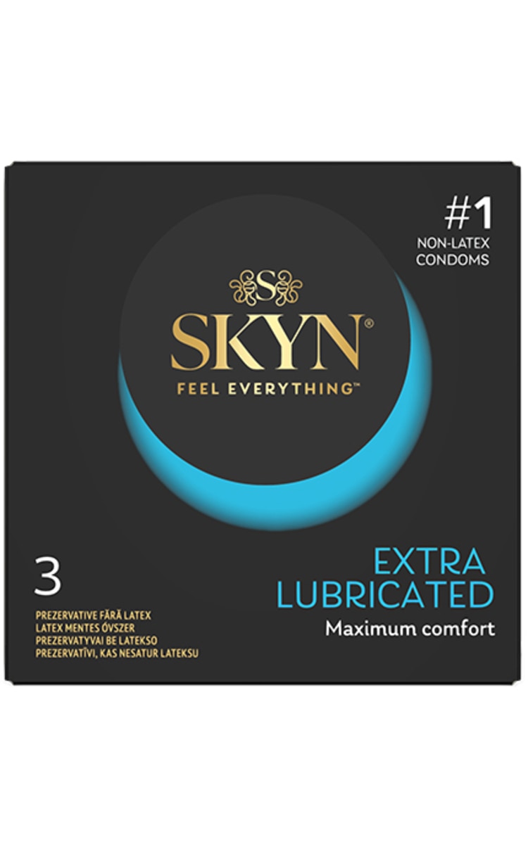 LIFESTYLES LIFESTYLE, SKYN EXTRA LUBE, prezervatyvai, 3 vnt. 3 vnt.