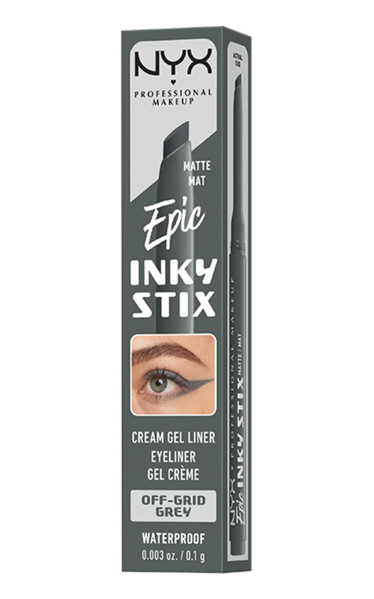 NYX PROFESSIONAL MAKEUP NYX PROFESSIONAL MAKEUP, EPIC INKY STIX, akių pieštukas, OFF-GRID GREY, 1 vnt. NYX PROFESSIONAL MAKEUP, EPIC INKY STIX, akių pieštukas, OFF-GRID GREY, 1 vnt.