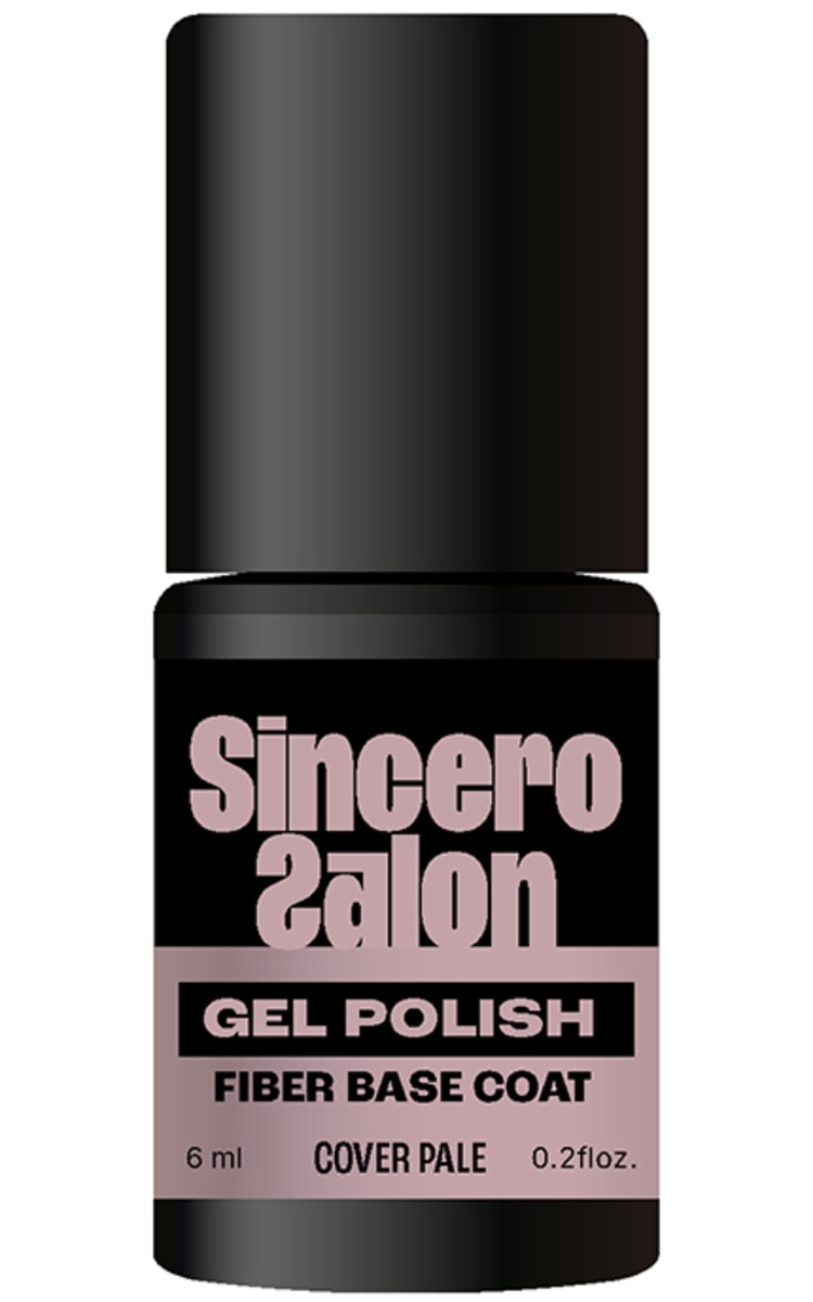 SINCERO SALON SINCERO, FIBER GLASS, stiklo pluošto gelio lako bazė, COVER PALE, 6 ml. Cover pale