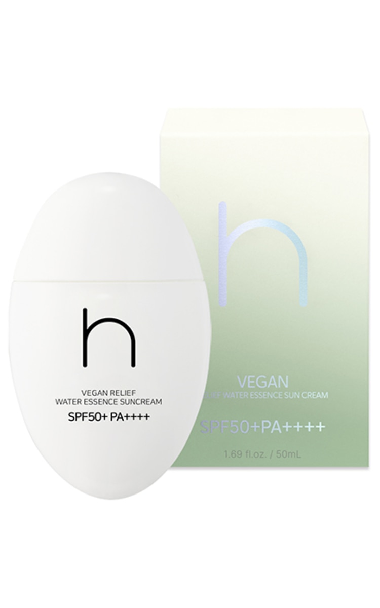 HAMEL HAMEL, VEGAN RELIEF, WATER ESSENCE SUNCREAM, apsauginis kremas nuo saulės, SPF50, 50 ml.
