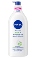  NIVEA undefined NIVEA, ALOE & HYDRATION, kūno losjonas normaliai ir sausai odai, 625 ml. 