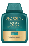 BIOXSINE/BIOXCIN, atstatomasis plaukų šampūnas su keratinu ir argano aliejumi, nuo plaukų slinkimo, 300 ml.