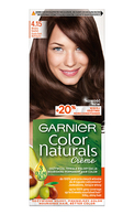 GARNIER, COLOR NATURALS, 4.15 FROSTY DARK MAHOGANY, maitinamieji plaukų dažai, 1 vnt.