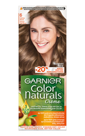 GARNIER, COLOR NATURALS, 6 NATURAL MEDIUM BLONDE, maitinamieji plaukų dažai, 1 vnt.