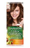 GARNIER, COLOR NATURALS, 4.3 NATURAL GOLDEN BROWN, maitinamieji plaukų dažai, 1 vnt.