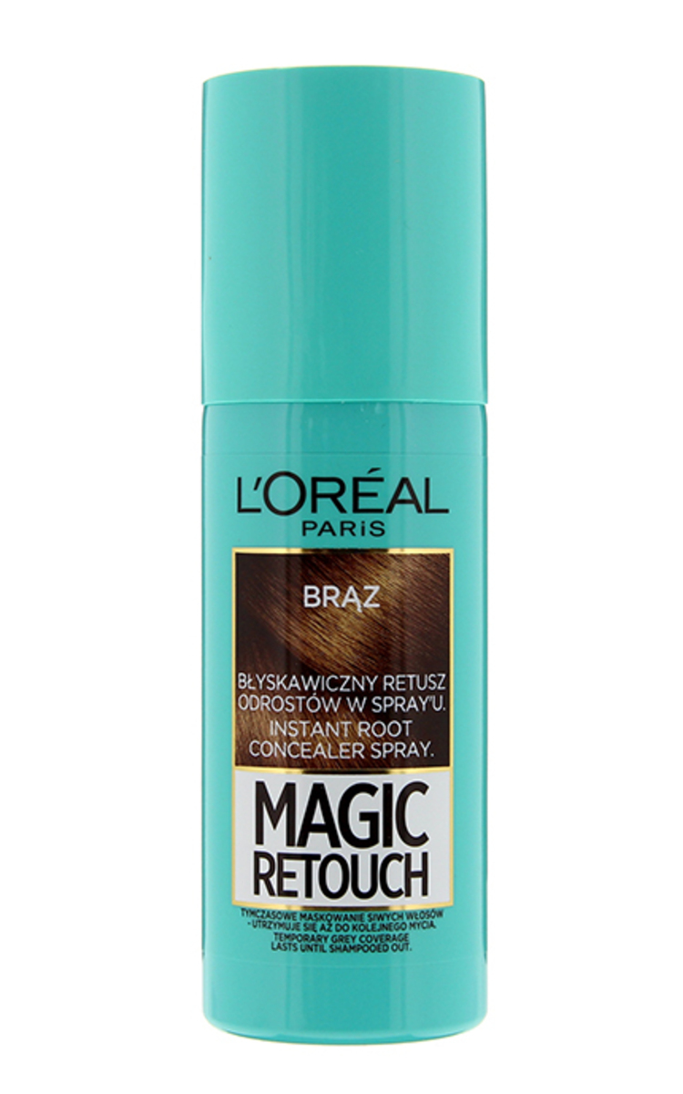 L′ORÉAL PARIS L′ORÉAL PARIS, MAGIC RETOUCH, ataugusių plaukų šaknų purškiklis, 3 Brown, 75 ml  1 vnt.