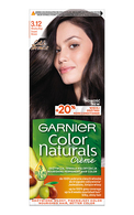 GARNIER, COLOR NATURALS, 3.12 FROZEN BROWN, maitinamieji plaukų dažai, 1 vnt.