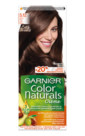 GARNIER, COLOR NATURALS, 5.12 GLACIAL BROWN, maitinamieji plaukų dažai, 1 vnt.