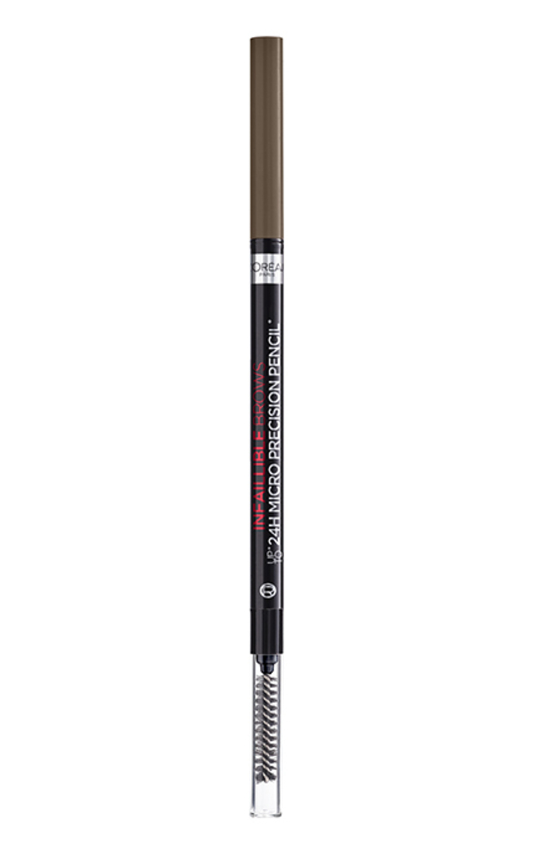 L′ORÉAL PARIS L’ORÉAL PARIS, INFAILLIBLE BROWS 24H MICRO PRECISION PENCIL, 1.0 EBONY, antakių pieštukas, 1 g.  5 g