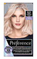 L′ORÉAL PARIS PREFERENCE, COOL BLONDS, plaukų dažai, 9.12 Siberia, 1 vnt.