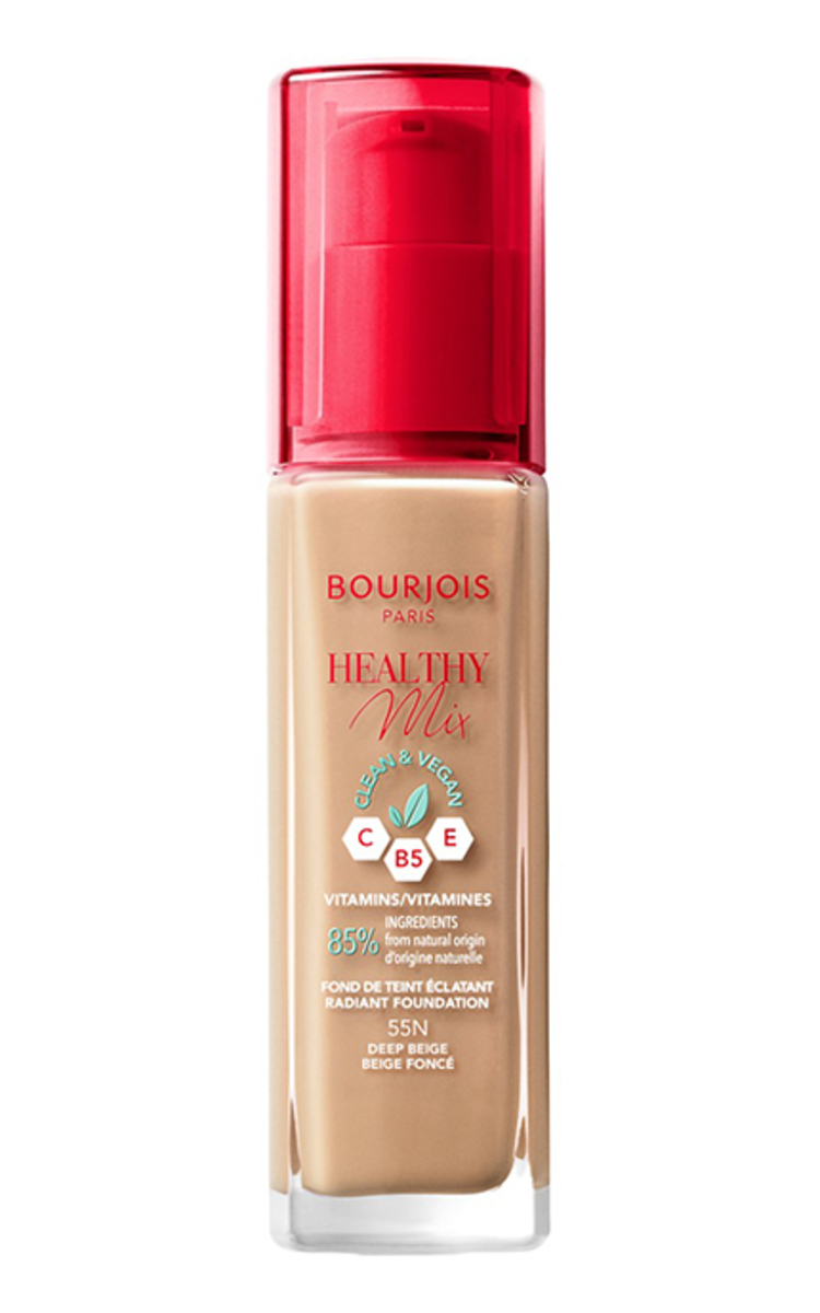 BOURJOIS BOURJOIS, HEALTHY MIX CLEAN, makiažo pagrindas, 30 ml 55 Deep Beige