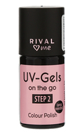 RIVAL LOVES ME, UV-GELS ON THE GO, nagų lakas (2 žingsnis), 1 vnt.