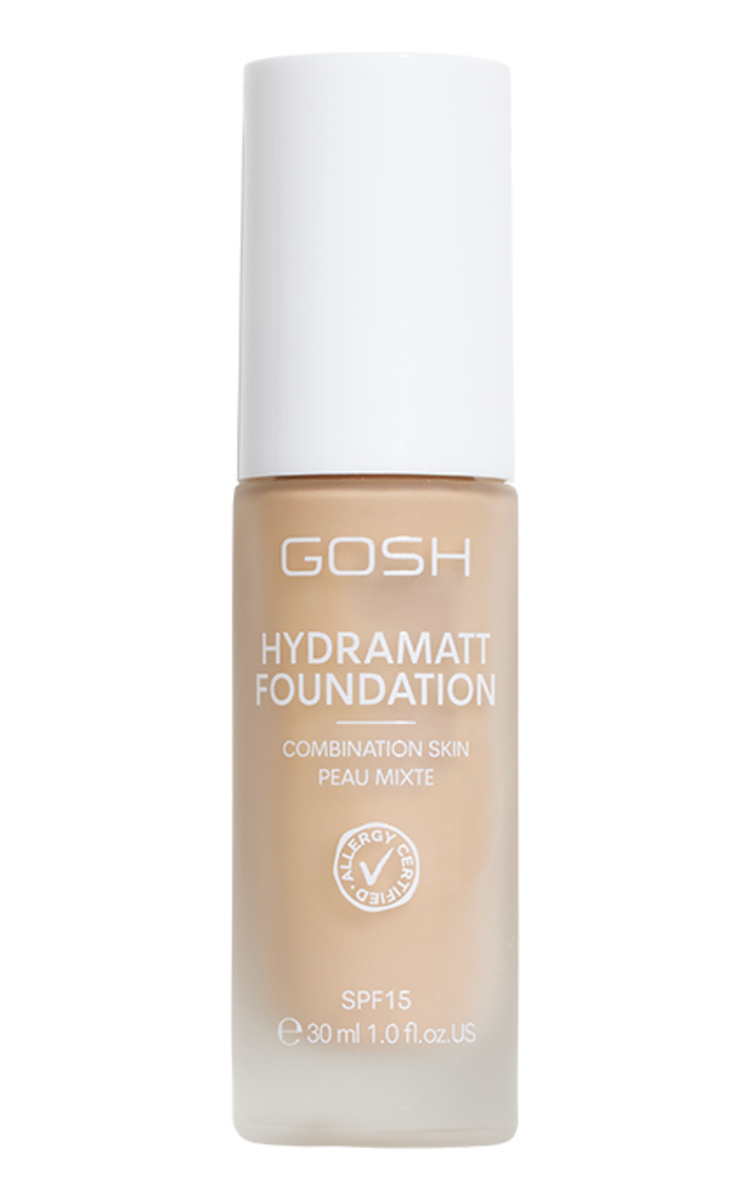 GOSH GOSH, HYDRAMATT FOUNDATION, makiažo pagrindas, 30 ml 006N MEDIUM LIGHT - Neutral undertone