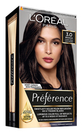 L'ORÉAL PARIS PRÉFÉRENCE, plaukų dažai, 3 DARK BROWN, 1 vnt.