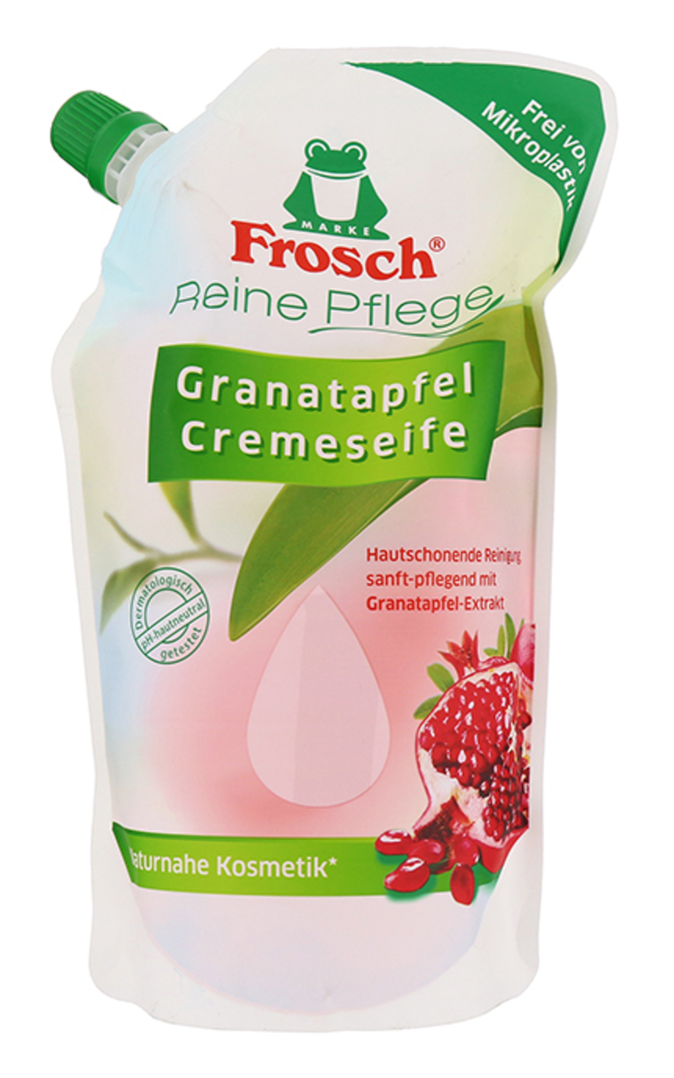 FROSCH FROSCH, PURE CARE, skystas muilas granatų kvapo (papildymas), 500 ml 500 ml