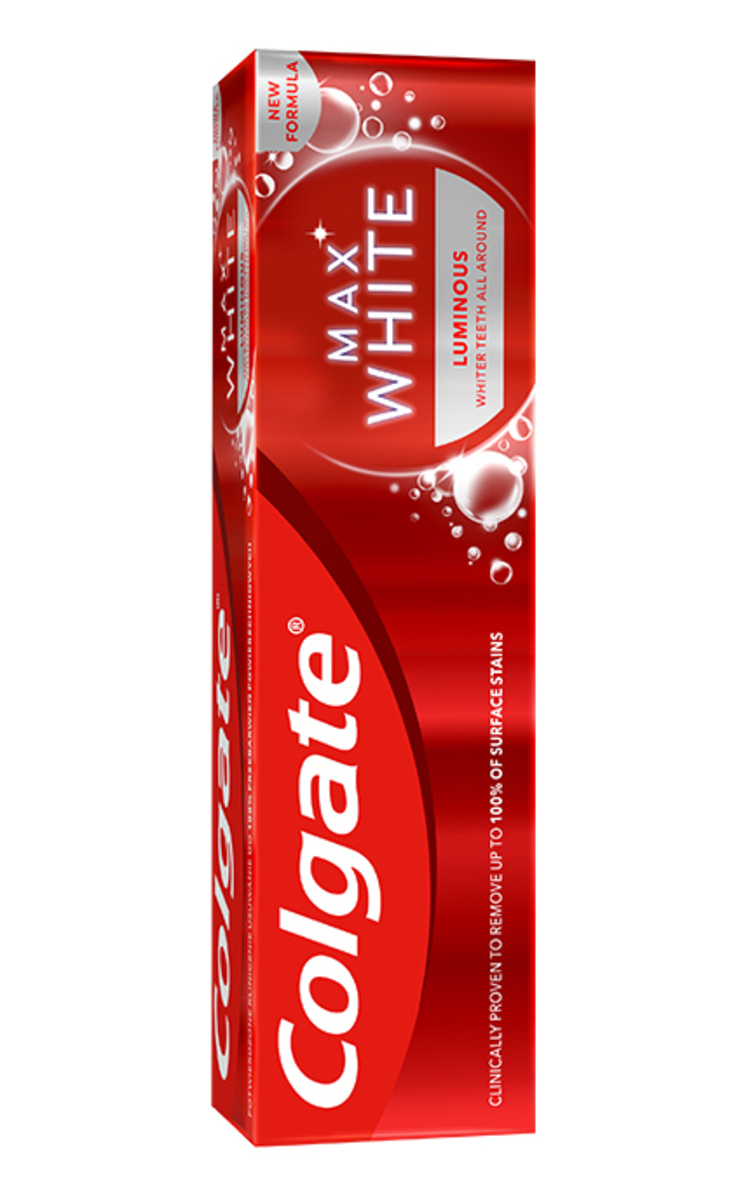 COLGATE COLGATE, MAX WHITE LUMINOUS, dantų pasta, 75 ml. 75 ml