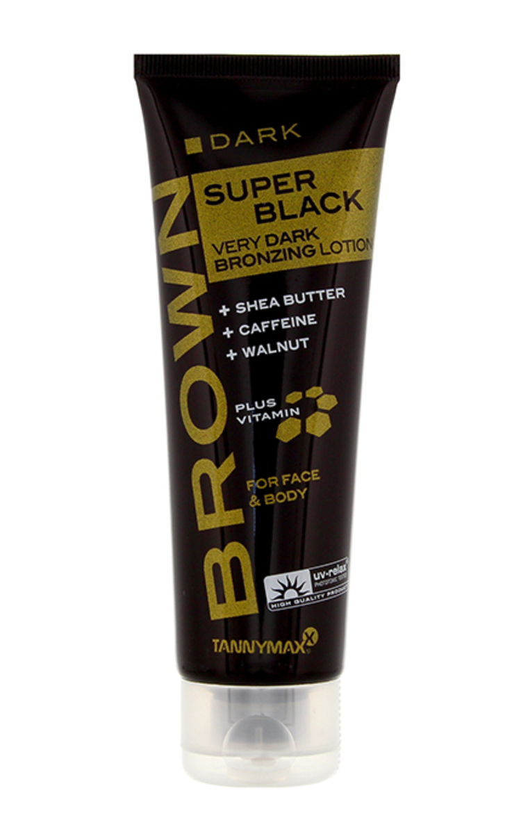 TANNYMAXX TANNYMAX, BROWN  SUPERBLACK BRONZING, soliariumo kremas, 125 ml 125 ml