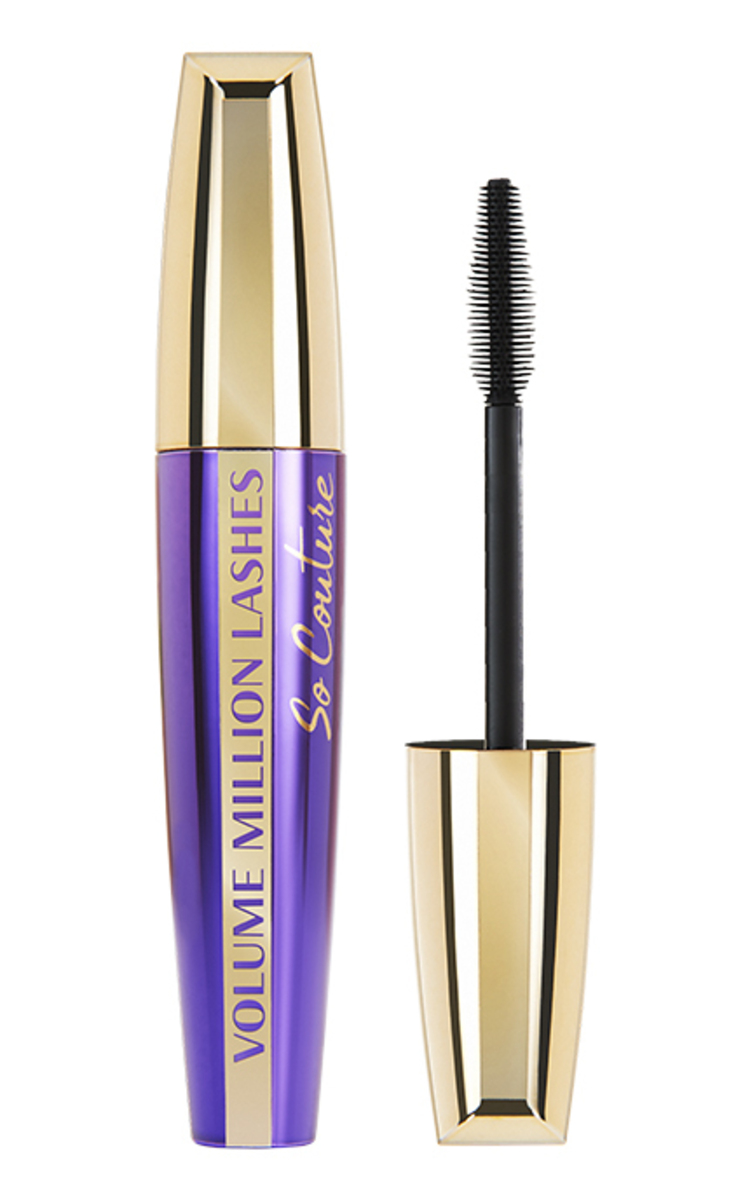 L′ORÉAL PARIS L′ORÉAL PARIS, VOLUME MILLION LASHES SO COUTURE, blakstienų tušas, juodas, 9,5 ml 1 vnt.