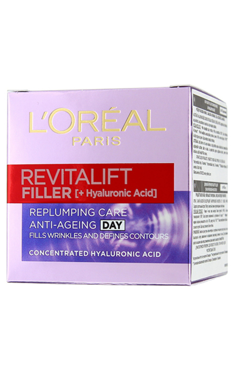 L′ORÉAL PARIS L′ORÉAL PARIS, REVITALIFT FILLER [HA], dieninis veido kremas, 50 ml 50 ml