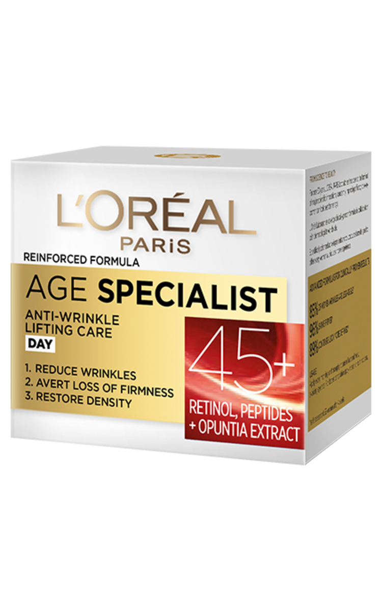 L′ORÉAL PARIS L′ORÉAL PARIS, AGE SPECIALIST 45+, dieninis veido kremas, 50 ml 50 ml