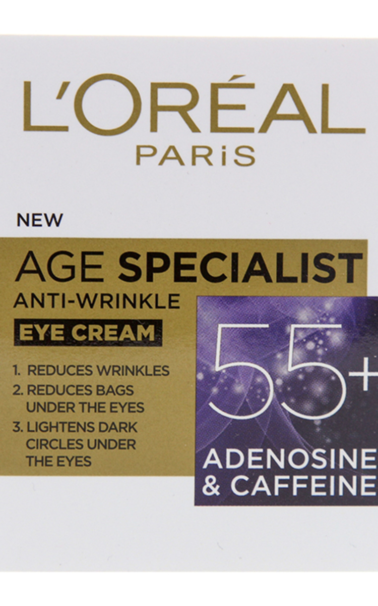 L′ORÉAL PARIS L′ORÉAL PARIS, AGE SPECIALIST 55+, paakių kremas, 15 ml 50 ml