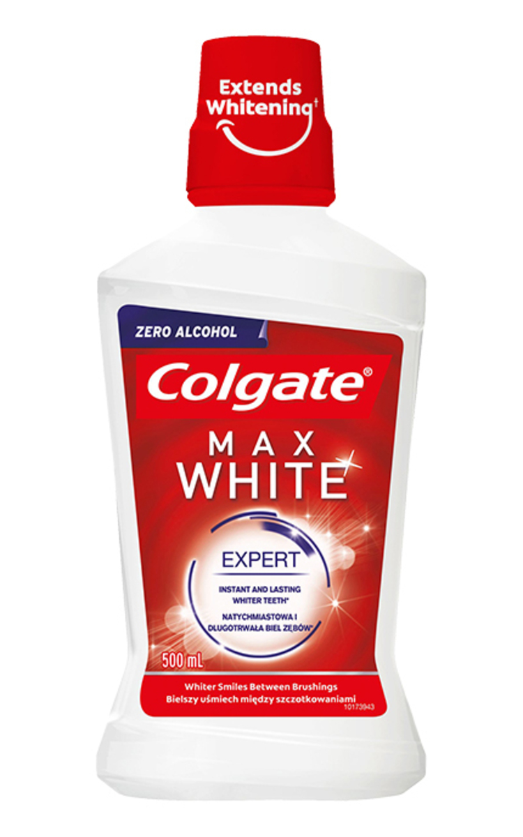 COLGATE COLGATE, MAX WHITE INSTANT, burnos skalavimo skystis, 500 ml. 500 ml