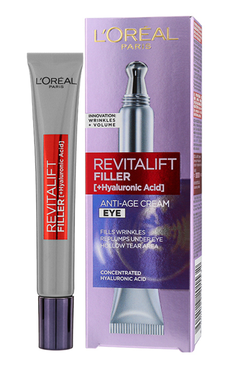 L′ORÉAL PARIS L′ORÉAL PARIS, REVITALIFT FILLER [HA], akių kremas, 15 ml 15 ml