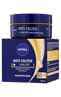 NIVEA, atkuriamasis naktinis kremas nuo raukšlių 55+, 50 ml