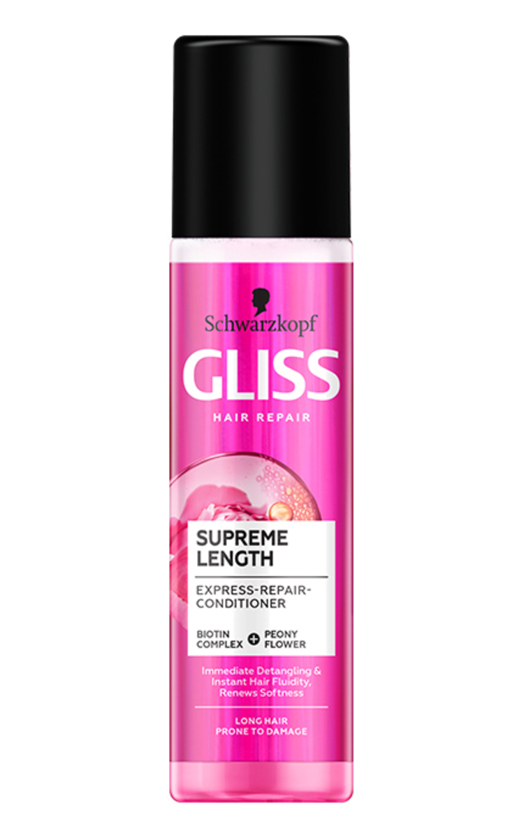 GLISS GLISS, SUPREME LENGHT, purškiamas balzamas plaukams, 200 ml 200 ml