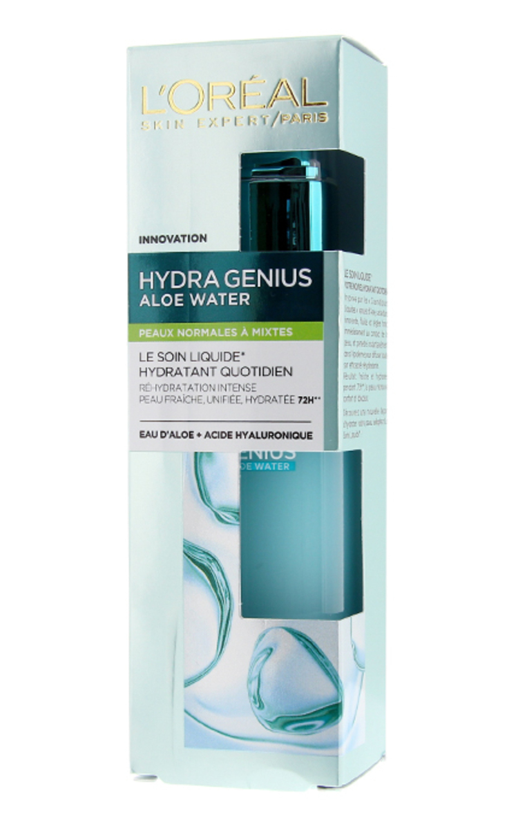 L′ORÉAL PARIS L′ORÉAL PARIS, HYDRA GENIUS ALOE WATER, veido drėkiklis, 70 ml 70 ml