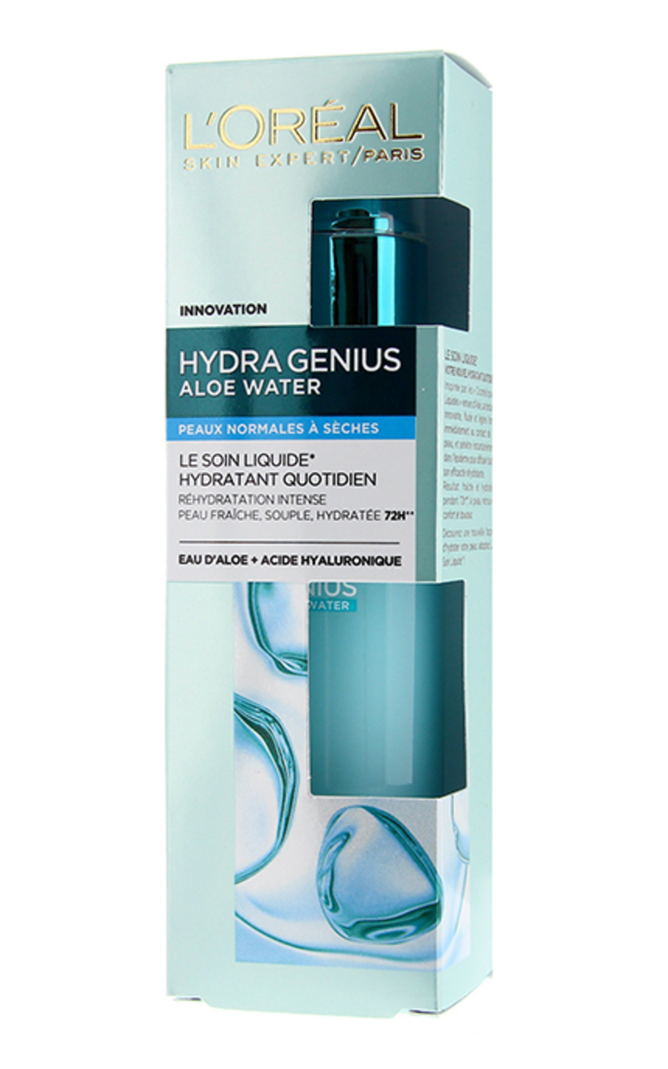 L′ORÉAL PARIS L′ORÉAL PARIS, HYDRA GENIUS ALOE WATER, veido drėkiklis, 70 ml 70 ml