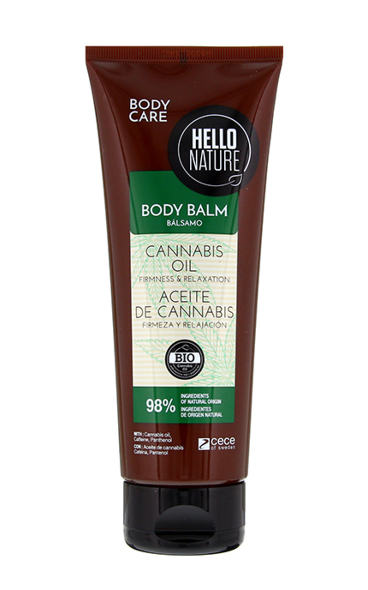 HELLO NATURE HELLO NATURE, CANNABIS OIL, stangrinamasis kūno balzamas, 250 ml 1 vnt.