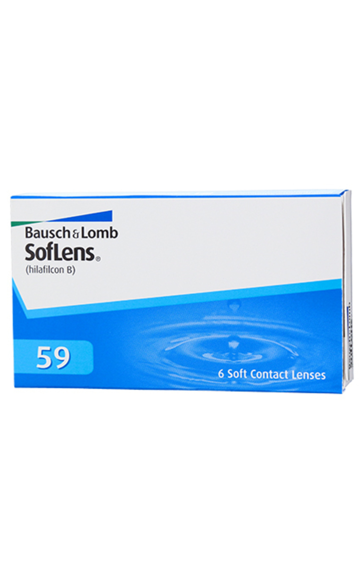 BAUSCH & LOMB BAUSCH & LOMB, SOFLENS 59, -3,25 mėnesiniai kontaktiniai lęšiai, 6 vnt. 1 vnt.