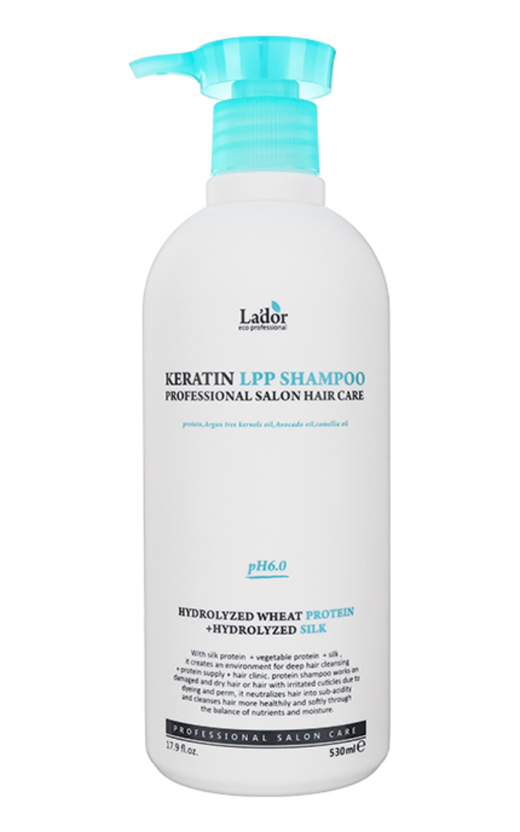 LA'DOR LADOR, KERATIN LPP SHAMPOO, giliai valantis šampūnas plaukams, 530 ml 530 ml