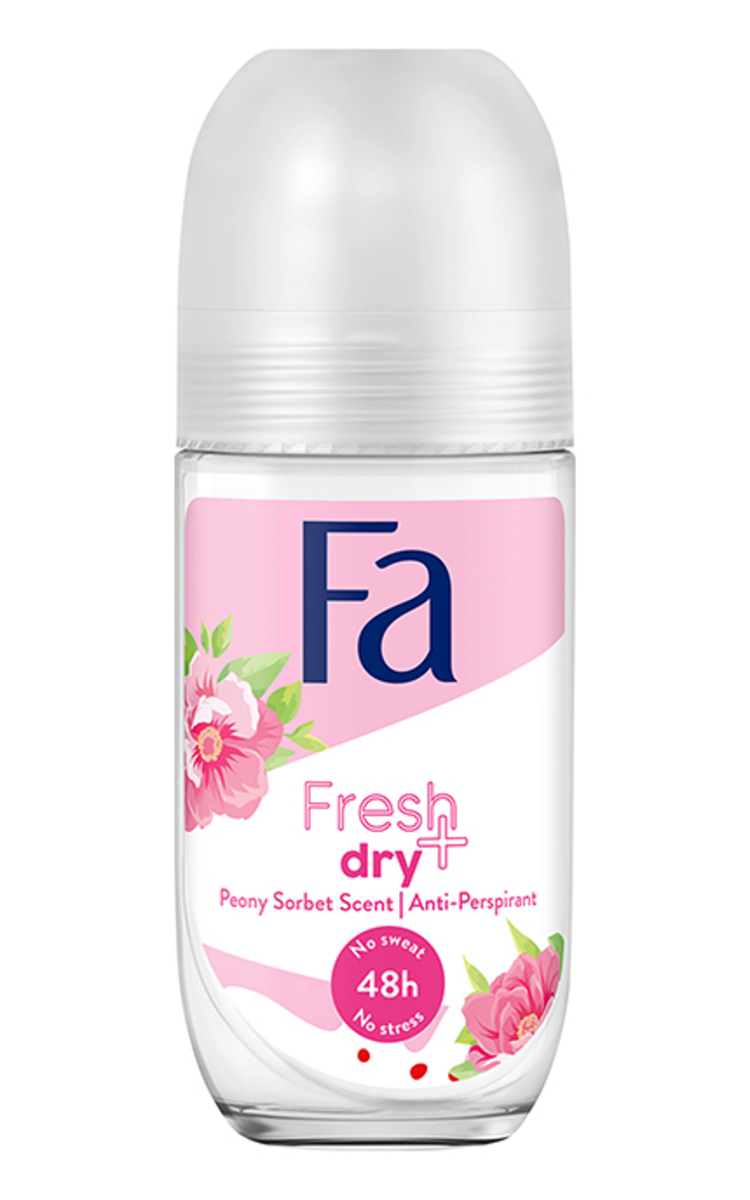 FA FA, FRESH & DRY, rutulinis dezodorantas, 50 ml 50 ml