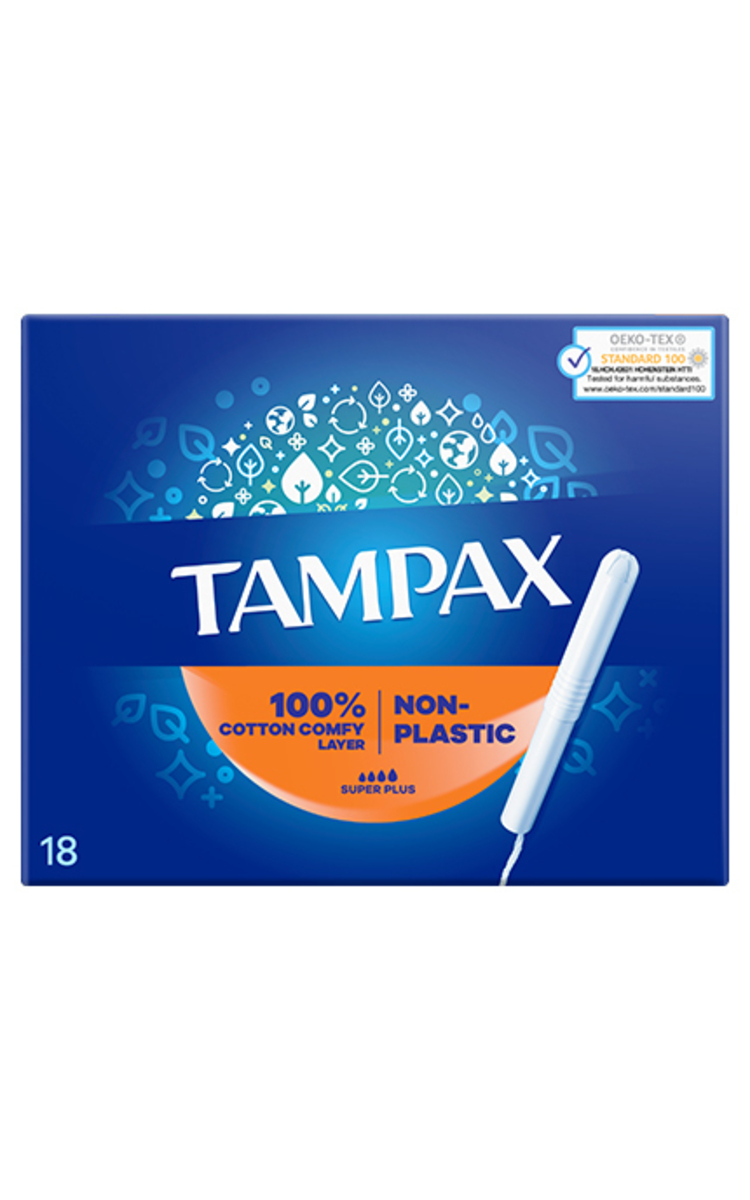 TAMPAX TAMPAX, PF SUPER PLUS, tamponai, 18 vnt. 18 vnt.