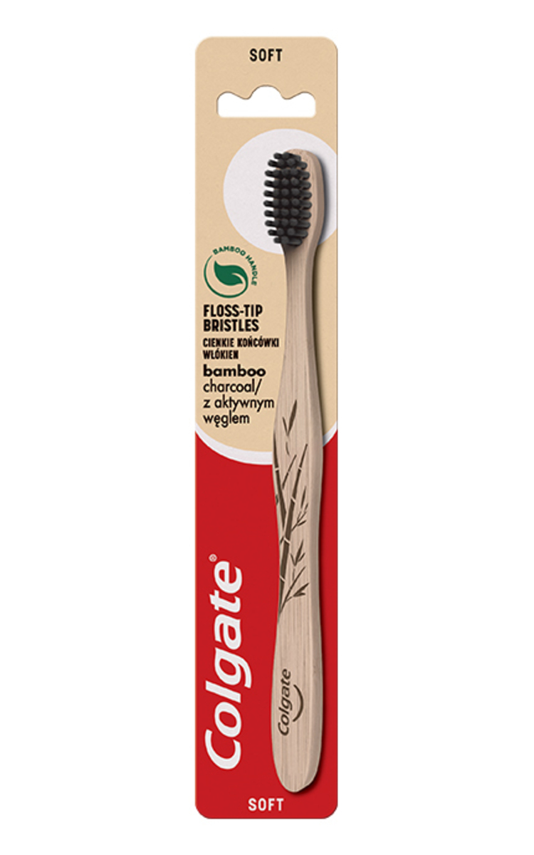 COLGATE COLGATE, BAMBOO, minkštas dantų šepetėlis, 1 vnt. 1 vnt.