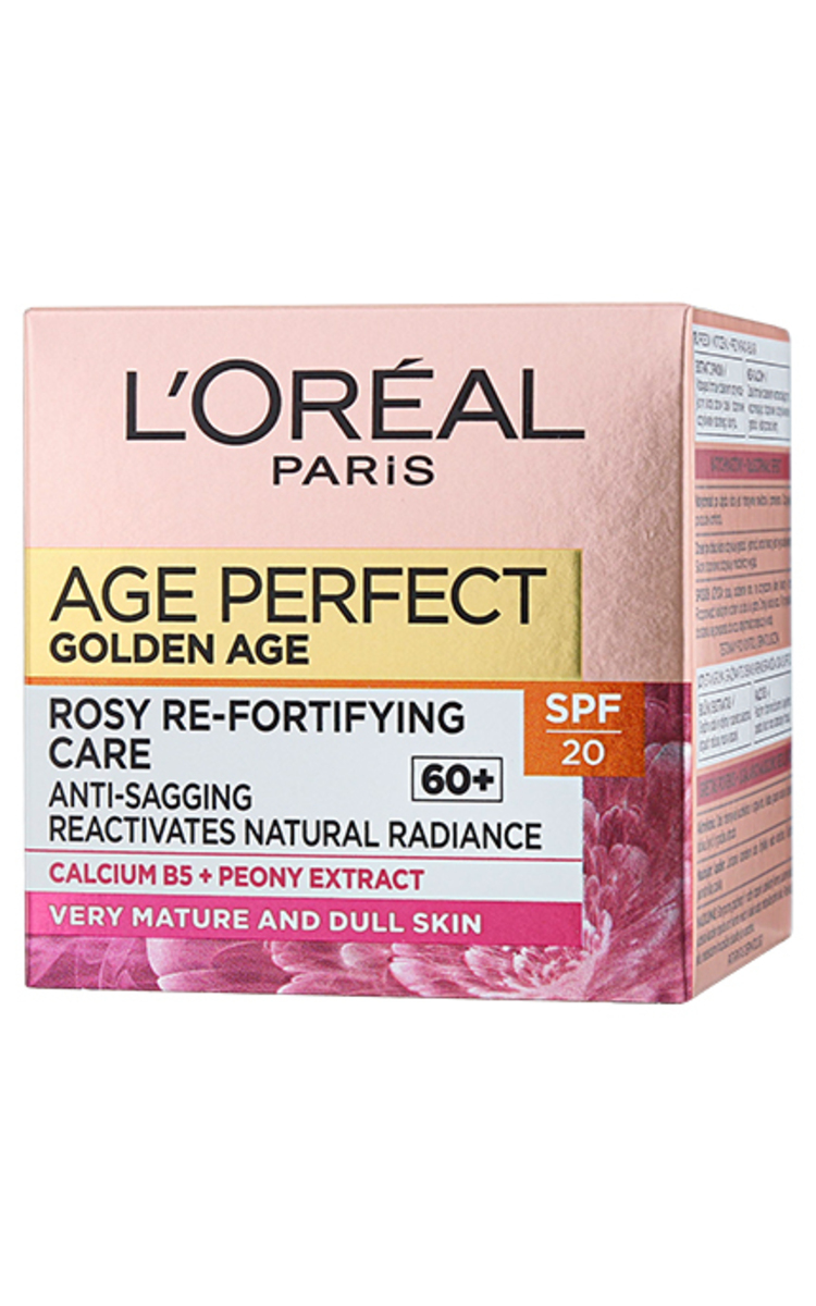 L′ORÉAL PARIS L′ORÉAL PARIS, AGE PERFECT GOLDEN AGE ROSY, dieninis kremas SPF 20, 50 ml 50 ml