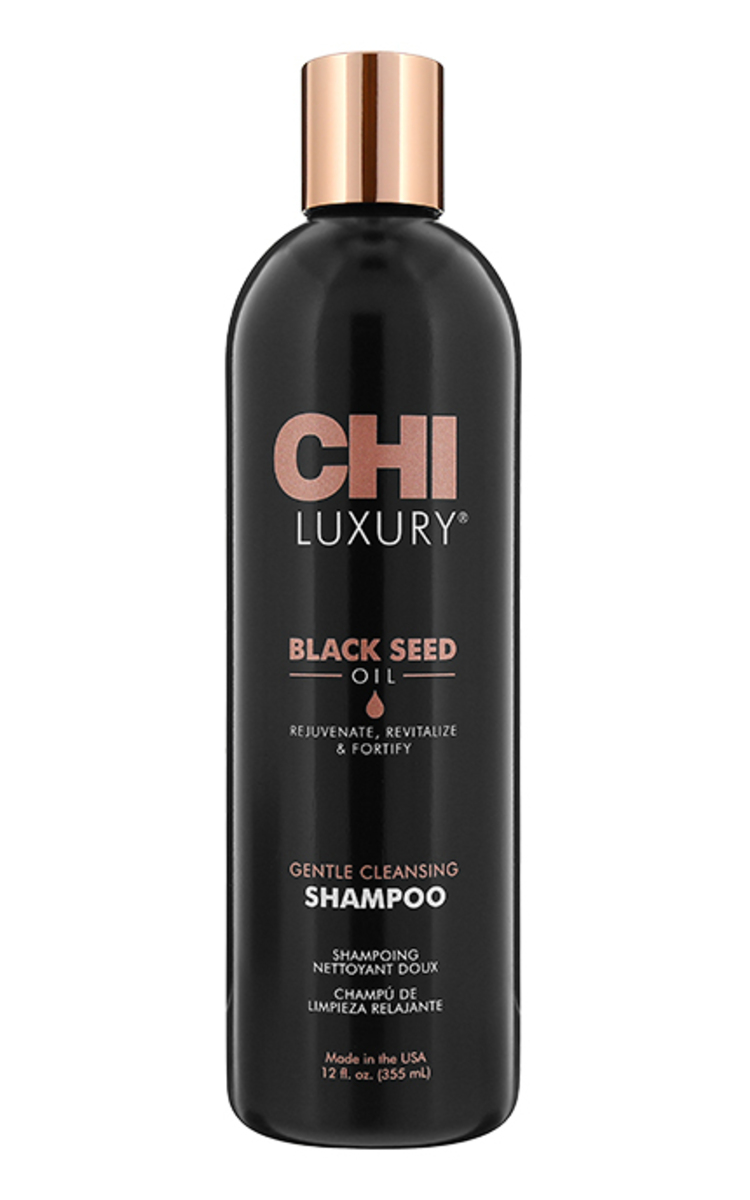 CHI LUXURY CHI LUXURY, BLACK SEED OIL, švelniai plaunantis, atgaivinantis plaukus šampūnas, 355 ml 355 ml