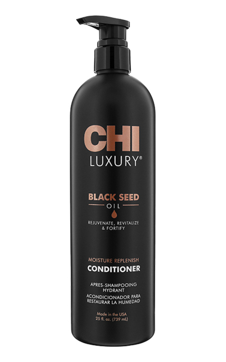 CHI LUXURY CHI LUXURY, BLACK SEED OIL, drėgmę atstatantis kondicionierius, 739 ml 739 ml