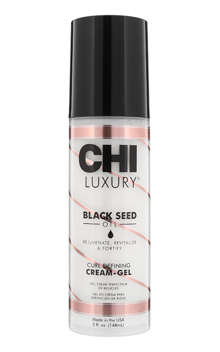 CHI LUXURY CHI LUXURY, BLACK SEED OIL, lengvas kremas-gelis garbanotiems plaukams, 148 ml 147 ml