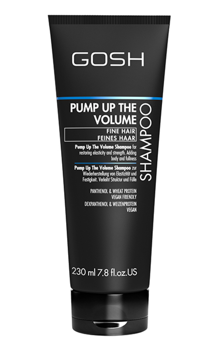 GOSH GOSH, PUMP UP THE VOLUME, šampūnas suteikiantis apimties, 230 ml 230 ml