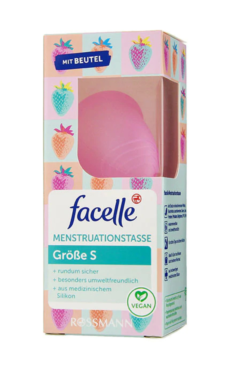 FACELLE FACELLE, menstruacinė taurelė, S dydis, 1 vnt. 1 vnt.