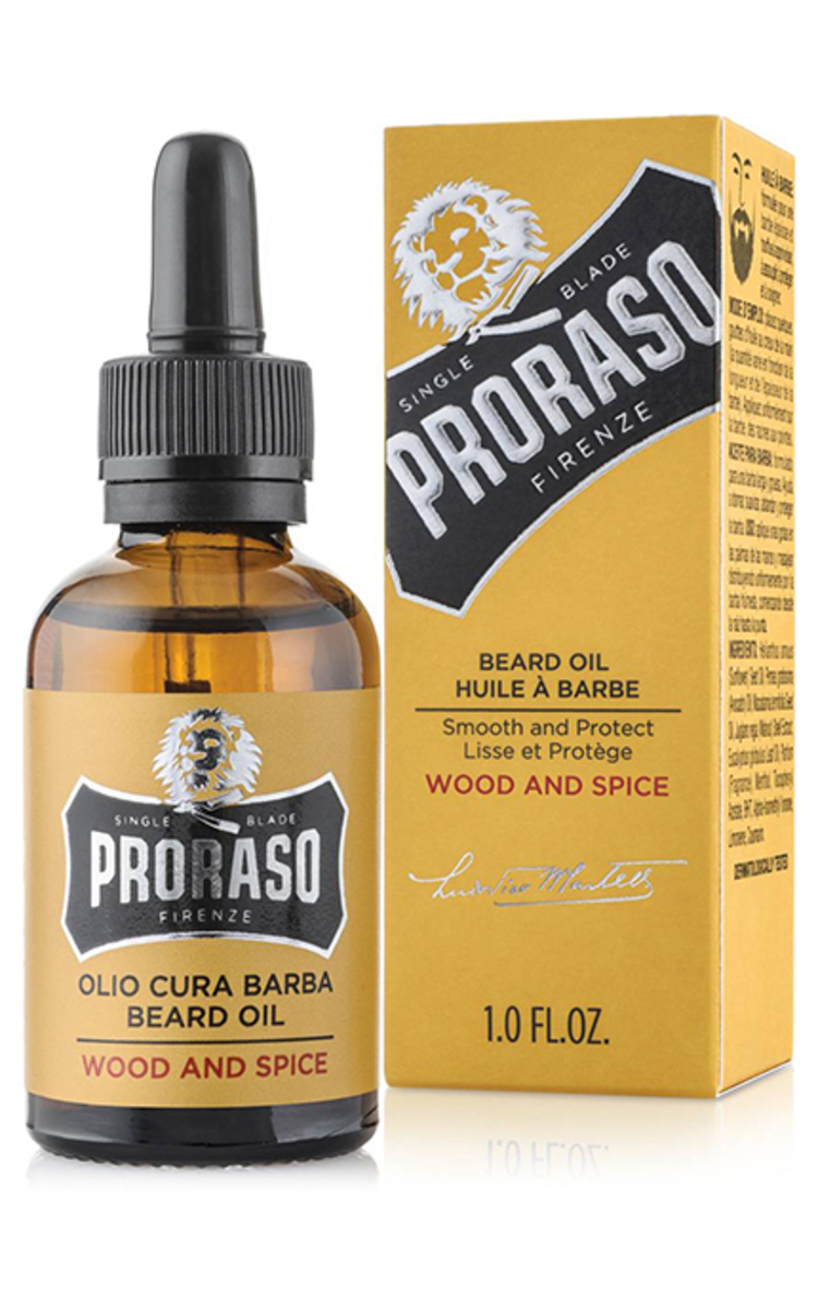 PRORASO PRORASO, WOOD & SPICE, barzdos aliejus, 30 ml 30 vnt.